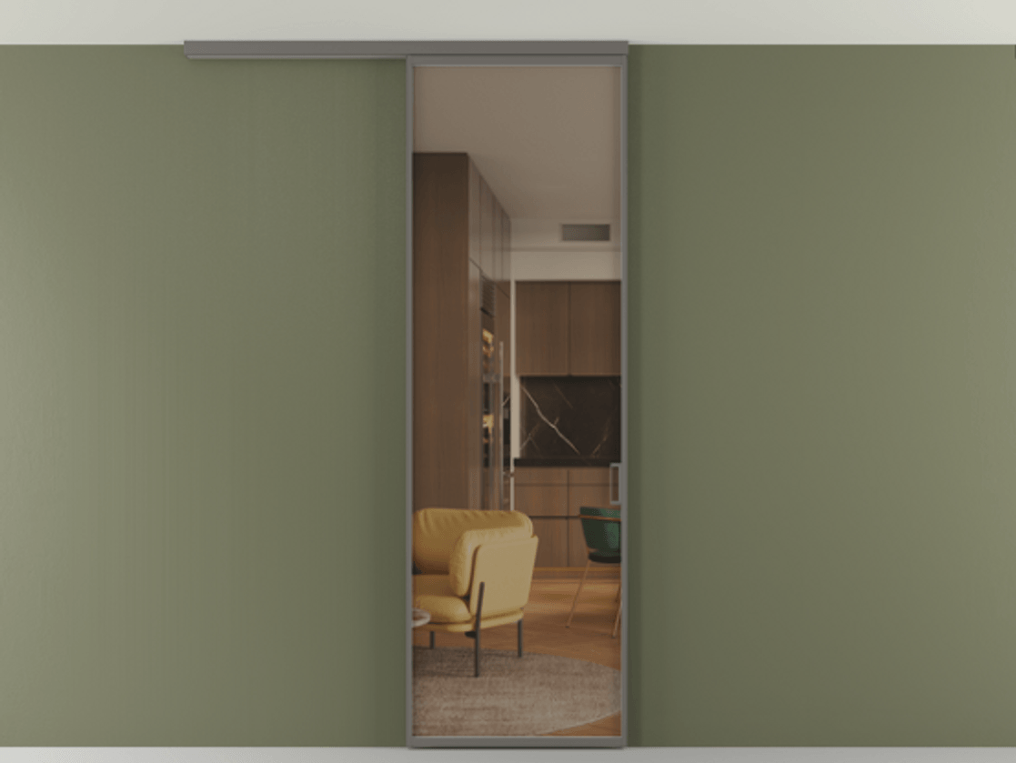 Перегородка Формато вдоль стены на потолок 1 створка АЛПР 040.01 Алюминий классический серый Прозрачное бронзовое стекло, триплекс. Цена 92403 ₽ 1. Полотно 2 шт. (800/2100 мм)
2. Комплект установки раздвижной системы
3. Базовый комплект фурнитуры
4.Ручка Рондо. Фабрика дверей Волховец 8 (800) 551 43 19 Перегородка Формато вдоль стены на потолок 1 створка АЛПР 040.01 Алюминий классический серый Прозрачное бронзовое стекло, триплекс Цена 92403 ₽ | Volhovec