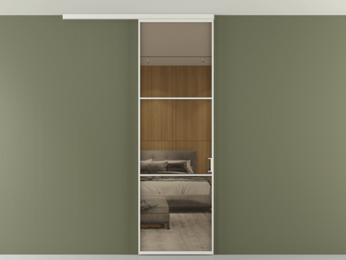 Перегородка Формато вдоль стены на потолок 1 створка АЛПР 040.03 Алюминий серый Рефлективное бронзовое стекло "Стопсол", калёное. Цена 5600 AZE 1. Полотно 2 шт. (800/2100 мм)
2. Комплект установки раздвижной системы
3. Базовый комплект фурнитуры
4.Ручка Рондо. Фабрика дверей Волховец 8 (800) 551 43 19 Перегородка Формато вдоль стены на потолок 1 створка АЛПР 040.03 Алюминий серый Рефлективное бронзовое стекло "Стопсол", калёное Цена 5600 AZE | Volhovec