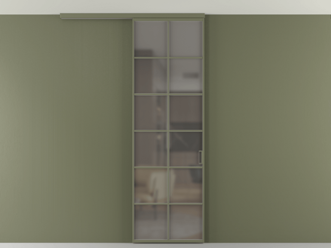 Перегородка Формато вдоль стены на потолок 1 створка АЛПР 040.05 Алюминий оливковый тёмный Сатинированное серое стекло, триплекс. Цена 107852 ₽ 1. Полотно 2 шт. (800/2100 мм)
2. Комплект установки раздвижной системы
3. Базовый комплект фурнитуры
4.Ручка Рондо. Фабрика дверей Волховец 8 (800) 551 43 19 Перегородка Формато вдоль стены на потолок 1 створка АЛПР 040.05 Алюминий оливковый тёмный Сатинированное серое стекло, триплекс Цена 107852 ₽ | Volhovec