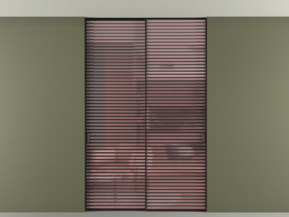 Перегородка Формато внутри проёма скрытое крепление в потолок 2 створки АЛПР 040.07 Алюминий Черный Сатинированное розовое стекло, триплекс. Скрытый короб ЧЕР Цена 396220 ₽ 1. Полотно 2 шт. (800/2100 мм)
2. Комплект установки раздвижной системы
3. Базовый комплект фурнитуры
4. Ручка Рондо. Фабрика дверей Волховец 8 (800) 551 43 19 Перегородка Формато внутри проёма скрытое крепление в потолок 2 створки АЛПР 040.07 Алюминий Черный Сатинированное розовое стекло, триплекс Цена 396220 ₽ | Volhovec