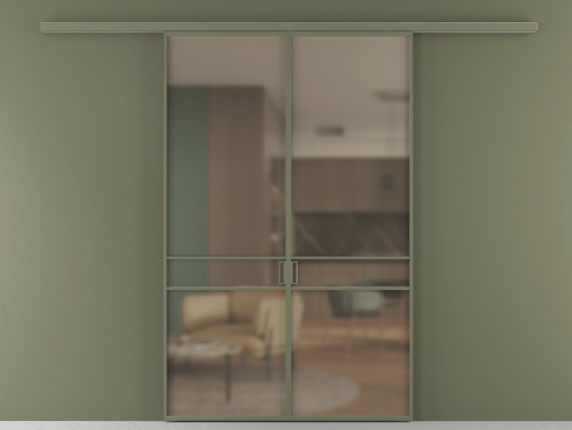 Перегородка Формато вдоль стены 2 створки АЛПР 040.02 Алюминий оливковый тёмный Сатинированное бронзовое стекло, триплекс. Цена 1318110 AMD 1. Полотно 2 шт. (800/2100 мм)
2. Комплект установки раздвижной системы
3. Базовый комплект фурнитуры
4.Ручка Рондо. Фабрика дверей Волховец 8 (800) 551 43 19 Перегородка Формато вдоль стены 2 створки АЛПР 040.02 Алюминий оливковый тёмный Сатинированное бронзовое стекло, триплекс Цена 1318110 AMD | Volhovec