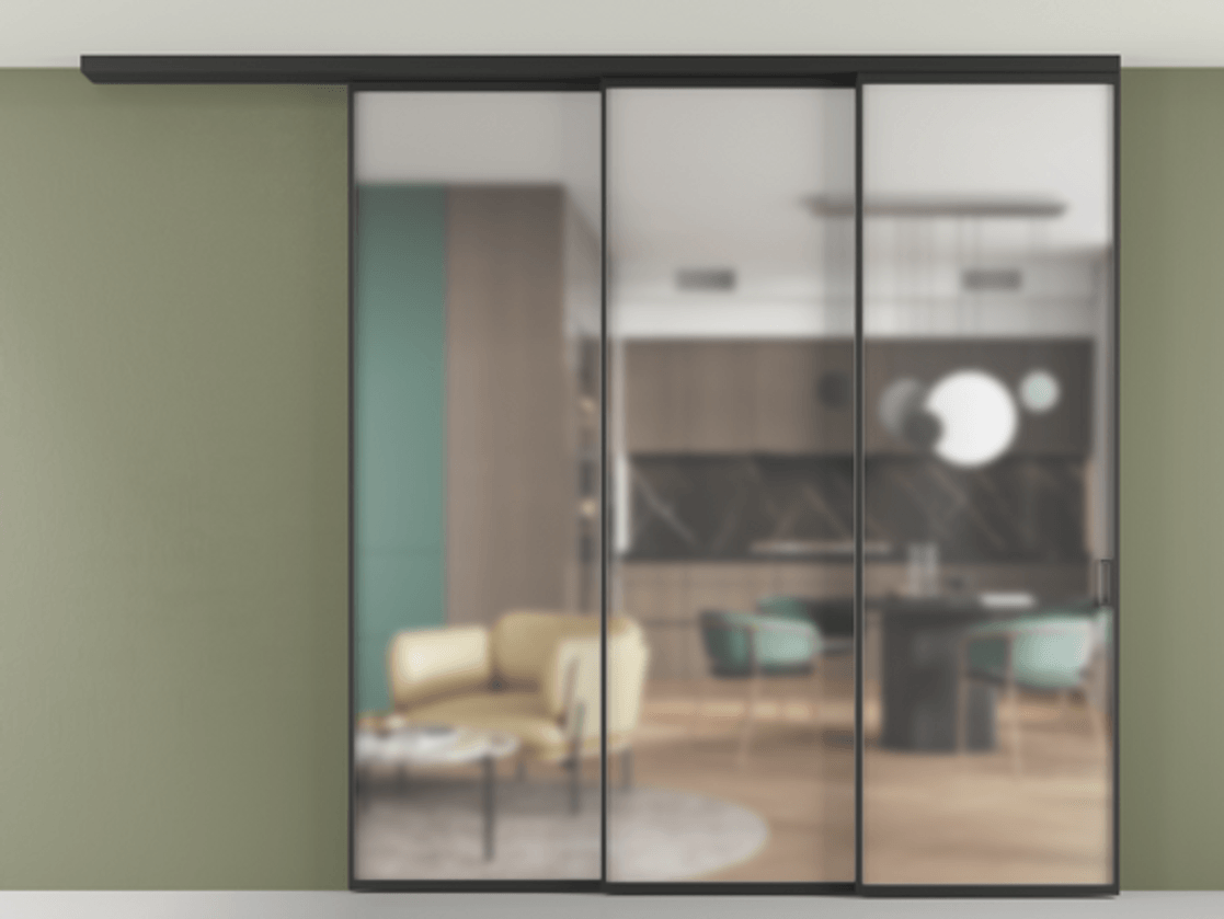 Перегородка Formato вдоль стены на потолок телескопик синхро 3 АЛПР 040.01 Алюминий Черный Сатинированное стекло "Matelux Crystal Vision", калёное, 6 мм, матовое, каленое 6 мм. Скрытый короб ЧЕР Цена 408050 ₽ 1. Полотно 2 шт. (800/2100 мм)
2. Комплект установки раздвижной системы
3. Базовый комплект фурнитуры
4.Ручка RONDO
. Фабрика дверей Волховец 8 (800) 551 43 19 Перегородка Formato вдоль стены на потолок телескопик синхро 3 АЛПР 040.01 Алюминий Черный Сатинированное стекло "Matelux Crystal Vision", калёное, 6 мм, матовое, каленое 6 мм Цена 408050 ₽ | Volhovec