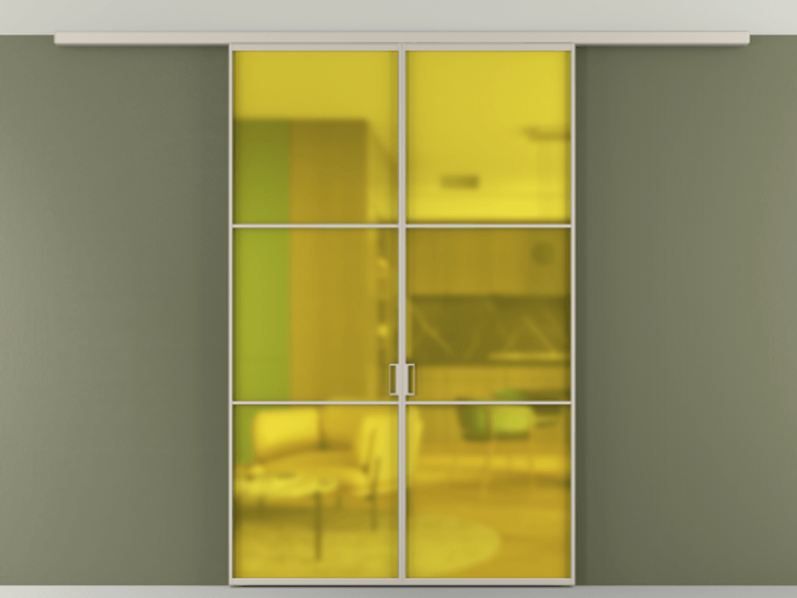 Перегородка Формато вдоль стены на потолок 2 створки АЛПР 040.03 Алюминий светло-бежевый Сатинированное жёлтое стекло, триплекс. Цена 186615 ₽ 1. Полотно 2 шт. (800/2100 мм)
2. Комплект установки раздвижной системы
3. Базовый комплект фурнитуры
4.Ручка Рондо. Фабрика дверей Волховец 8 (800) 551 43 19 Перегородка Формато вдоль стены на потолок 2 створки АЛПР 040.03 Алюминий светло-бежевый Сатинированное жёлтое стекло, триплекс Цена 186615 ₽ | Volhovec