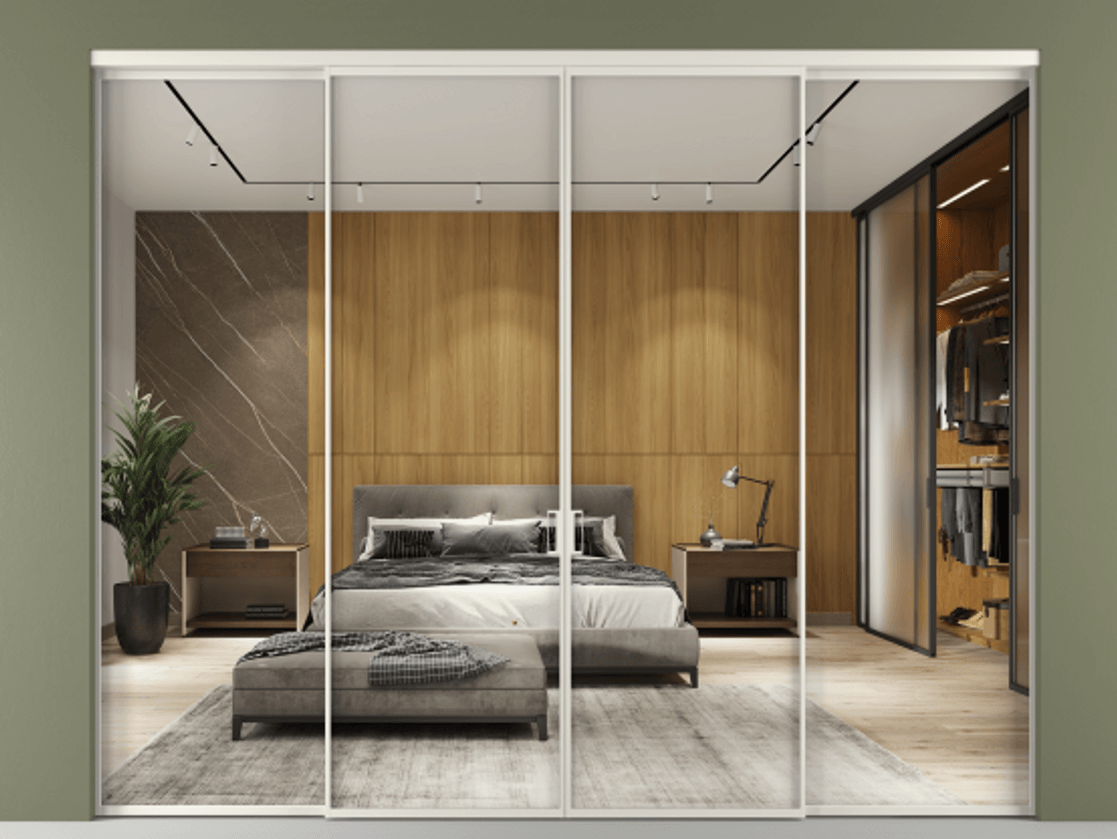 Перегородка Formato внутри проёма четырёхстворчатая АЛПР 040.01 Алюминий Белый Двустороннее зеркало, триплекс , триплекс 6 мм. Скрытый короб БЕЛ Цена 339600 ₽ 1. Полотно 4 шт. (800/2100 мм)
2. Комплект установки раздвижной системы
3. Базовый комплект фурнитуры
4.Ручка RONDO. Фабрика дверей Волховец 8 (800) 551 43 19 Перегородка Formato внутри проёма четырёхстворчатая АЛПР 040.01 Алюминий Белый Двустороннее зеркало, триплекс , триплекс 6 мм Цена 339600 ₽ | Volhovec