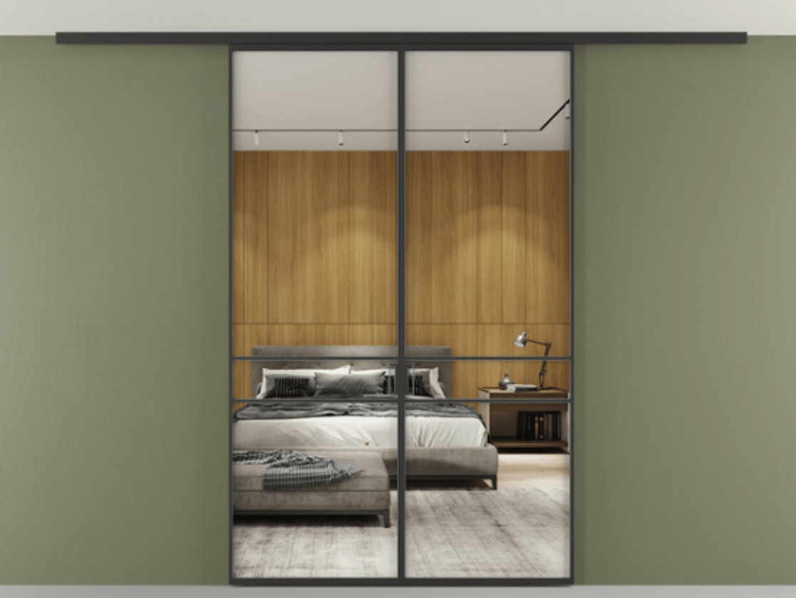 Перегородка Formato вдоль стены на потолок двустворчатая АЛПР 040.02 Алюминий Черный Двустороннее зеркало, триплекс 6 мм, триплекс 6 мм. Скрытый короб ЧЕР Цена 206280 ₽ 1. Полотно 2 шт. (800/2100 мм)
2. Комплект установки раздвижной системы
3. Базовый комплект фурнитуры
4.Ручка RONDO
. Фабрика дверей Волховец 8 (800) 551 43 19 Перегородка Formato вдоль стены на потолок двустворчатая АЛПР 040.02 Алюминий Черный Двустороннее зеркало, триплекс 6 мм, триплекс 6 мм Цена 206280 ₽ | Volhovec