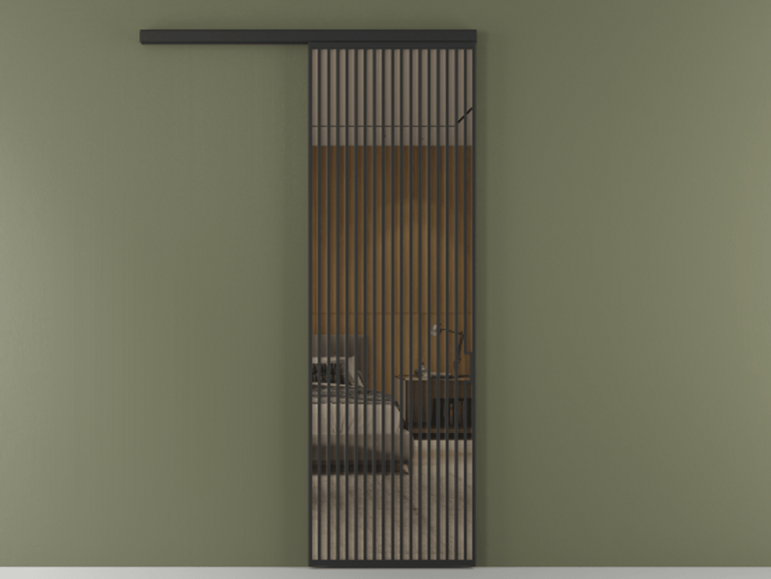 Перегородка Formato вдоль стены одностворчатая АЛПР 040.06 Алюминий Черный Рефлективное бронзовое стекло "Stopsol", калёное, 6 мм. Скрытый короб ЧЕР Цена 205500 ₽ 1. Полотно (800/2100 мм)
2. Комплект установки раздвижной системы
3. Базовый комплект фурнитуры
4.Ручка RONDO
. Фабрика дверей Волховец 8 (800) 551 43 19 Перегородка Formato вдоль стены одностворчатая АЛПР 040.06 Алюминий Черный Рефлективное бронзовое стекло "Stopsol", калёное, 6 мм Цена 205500 ₽ | Volhovec