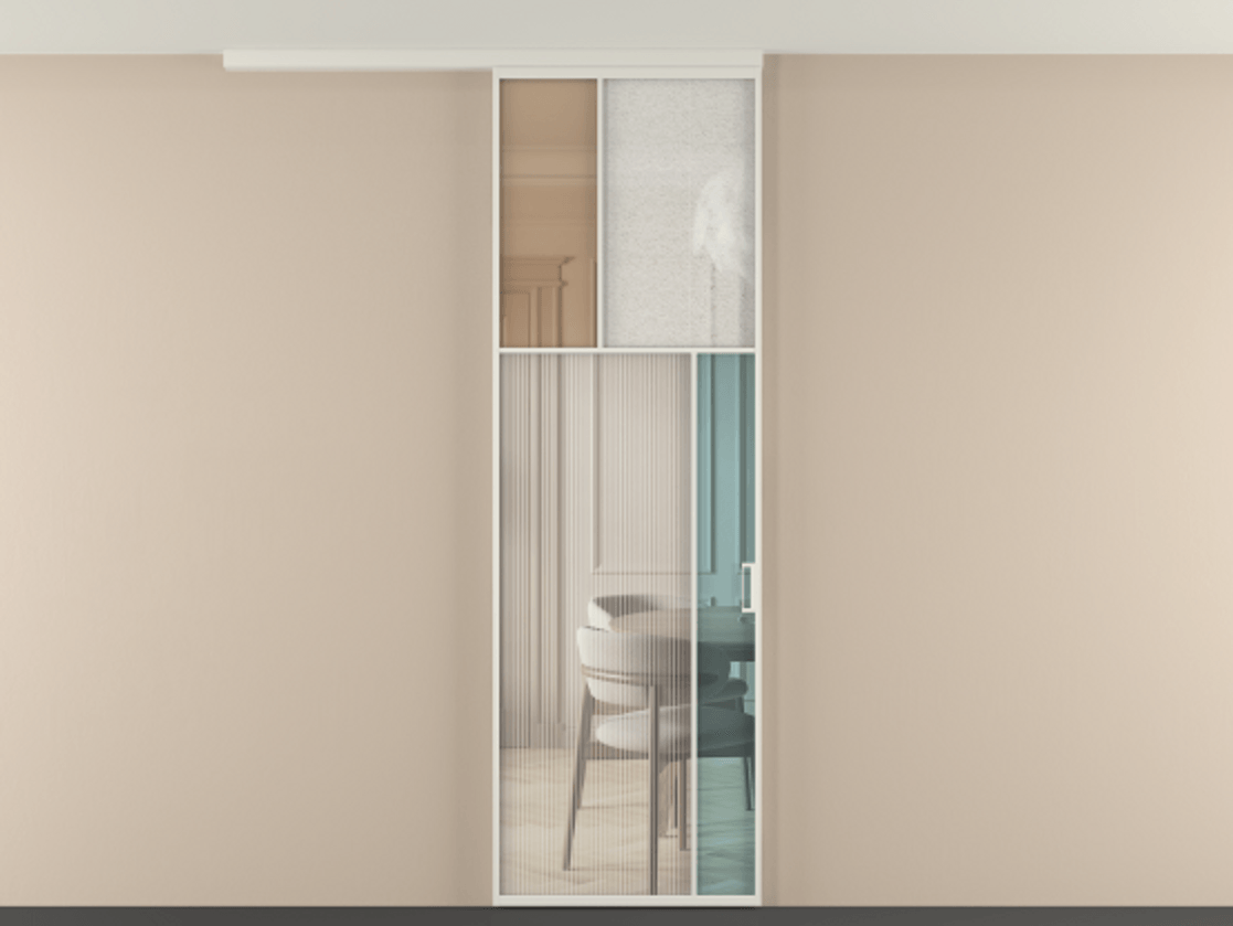 Перегородка Mosaic вдоль стены на потолок 1 створка АЛПР 041.23 Алюминий Белый Комбинация стекол Группы 1 и Группы 3. Скрытый короб БЕЛ Цена 135560 ₽ . Фабрика дверей Волховец 8 (800) 551 43 19 Перегородка Mosaic вдоль стены на потолок 1 створка АЛПР 041.23 Алюминий Белый Комбинация стекол Группы 1 и Группы 3 Цена 135560 ₽ | Volhovec