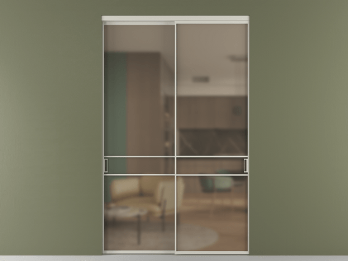 Перегородка Формато внутри проёма 2 створки АЛПР 040.02 Алюминий тёплый серый Сатинированное бронзовое стекло, триплекс. Цена 424750 ₽ 1. Полотно 2 шт. (800/2100 мм)
2. Комплект установки раздвижной системы
3. Базовый комплект фурнитуры
4.Ручка Рондо. Фабрика дверей Волховец 8 (800) 551 43 19 Перегородка Формато внутри проёма 2 створки АЛПР 040.02 Алюминий тёплый серый Сатинированное бронзовое стекло, триплекс Цена 424750 ₽ | Volhovec