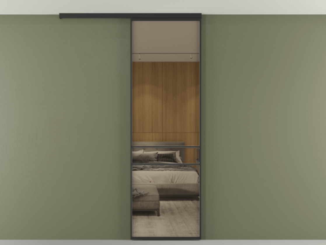 Перегородка Formato вдоль стены на потолок одностворчатая АЛПР 040.02 Алюминий Черный Рефлективное бронзовое стекло "Stopsol", калёное, 6 мм. Скрытый короб ЧЕР Цена 114340 ₽ 1. Полотно 2 шт. (800/2100 мм)
2. Комплект установки раздвижной системы
3. Базовый комплект фурнитуры
4.Ручка RONDO
. Фабрика дверей Волховец 8 (800) 551 43 19 Перегородка Formato вдоль стены на потолок одностворчатая АЛПР 040.02 Алюминий Черный Рефлективное бронзовое стекло "Stopsol", калёное, 6 мм Цена 114340 ₽ | Volhovec