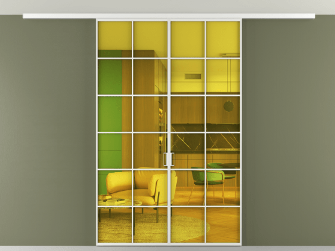 Перегородка Formato вдоль стены на потолок 2 створки АЛПР 040.05 Алюминий белоснежный Прозрачное жёлтое стекло, триплекс. Цена 245080 ₽ 1. Полотно 2 шт. (800/2100 мм)
2. Комплект установки раздвижной системы
3. Базовый комплект фурнитуры
4.Ручка RONDO
. Фабрика дверей Волховец 8 (800) 551 43 19 Перегородка Formato вдоль стены на потолок 2 створки АЛПР 040.05 Алюминий белоснежный Прозрачное жёлтое стекло, триплекс Цена 245080 ₽ | Volhovec