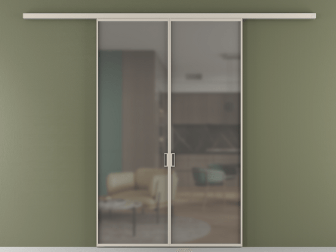 Перегородка Формато вдоль стены 2 створки АЛПР 040.01 Алюминий светло-бежевый Сатинированное серое стекло, триплекс. Цена 187350 ₽ 1. Полотно 2 шт. (800/2100 мм)
2. Комплект установки раздвижной системы
3. Базовый комплект фурнитуры
4.Ручка Рондо. Фабрика дверей Волховец 8 (800) 551 43 19 Перегородка Формато вдоль стены 2 створки АЛПР 040.01 Алюминий светло-бежевый Сатинированное серое стекло, триплекс Цена 187350 ₽ | Volhovec