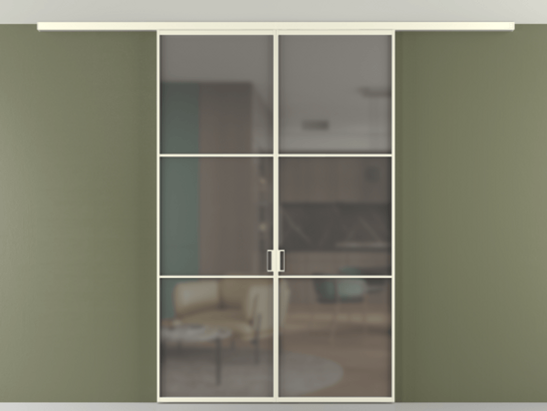 Перегородка Формато вдоль стены на потолок 2 створки АЛПР 040.03 Алюминий молочно-белый Сатинированное серое стекло, триплекс. Цена 186615 ₽ 1. Полотно 2 шт. (800/2100 мм)
2. Комплект установки раздвижной системы
3. Базовый комплект фурнитуры
4.Ручка Рондо. Фабрика дверей Волховец 8 (800) 551 43 19 Перегородка Формато вдоль стены на потолок 2 створки АЛПР 040.03 Алюминий молочно-белый Сатинированное серое стекло, триплекс Цена 186615 ₽ | Volhovec