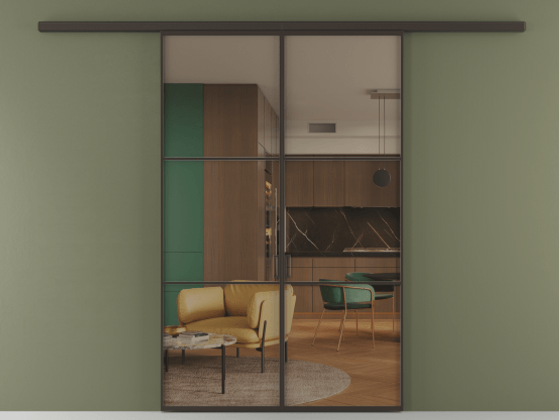 Перегородка Formato вдоль стены 2 створки АЛПР 040.03 Алюминий антрацит Прозрачное бронзовое стекло, триплекс. Цена 233000 ₽ 1. Полотно 2 шт. (800/2100 мм)
2. Комплект установки раздвижной системы
3. Базовый комплект фурнитуры
4.Ручка RONDO
. Фабрика дверей Волховец 8 (800) 551 43 19 Перегородка Formato вдоль стены 2 створки АЛПР 040.03 Алюминий антрацит Прозрачное бронзовое стекло, триплекс Цена 233000 ₽ | Volhovec