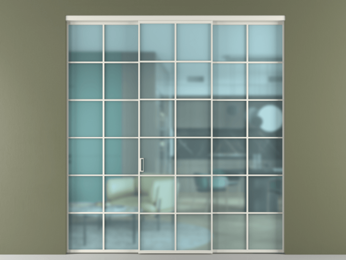 Перегородка Formato внутри проёма 3 створки АЛПР 040.05 Алюминий Белый Сатинированное голубое стекло, триплекс. Скрытый короб БЕЛ Цена 244625 ₽ 1. Полотно 3 шт. (800/2100 мм)
2. Комплект установки раздвижной системы
3. Базовый комплект фурнитуры
4.Ручка RONDO. Фабрика дверей Волховец 8 (800) 551 43 19 Перегородка Formato внутри проёма 3 створки АЛПР 040.05 Алюминий Белый Сатинированное голубое стекло, триплекс Цена 244625 ₽ | Volhovec