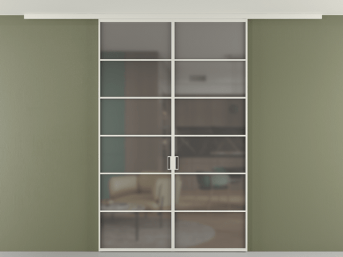 Перегородка Formato вдоль стены на потолок двустворчатая АЛПР 040.04 Алюминий Белый Сатинированное серое стекло, триплекс, 6 мм. Скрытый короб БЕЛ Цена 221680 ₽ 1. Полотно 2 шт. (800/2100 мм)
2. Комплект установки раздвижной системы
3. Базовый комплект фурнитуры
4.Ручка RONDO
. Фабрика дверей Волховец 8 (800) 551 43 19 Перегородка Formato вдоль стены на потолок двустворчатая АЛПР 040.04 Алюминий Белый Сатинированное серое стекло, триплекс, 6 мм Цена 221680 ₽ | Volhovec