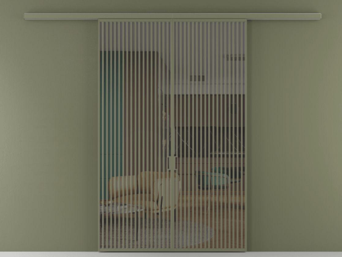 Перегородка Formato вдоль стены 2 створки АЛПР 040.06 Алюминий оливковый тёмный Прозрачное серое стекло, триплекс. Цена 429000 ₽ 1. Полотно 2 шт. (800/2100 мм)
2. Комплект установки раздвижной системы
3. Базовый комплект фурнитуры
4.Ручка RONDO
. Фабрика дверей Волховец 8 (800) 551 43 19 Перегородка Formato вдоль стены 2 створки АЛПР 040.06 Алюминий оливковый тёмный Прозрачное серое стекло, триплекс Цена 429000 ₽ | Volhovec