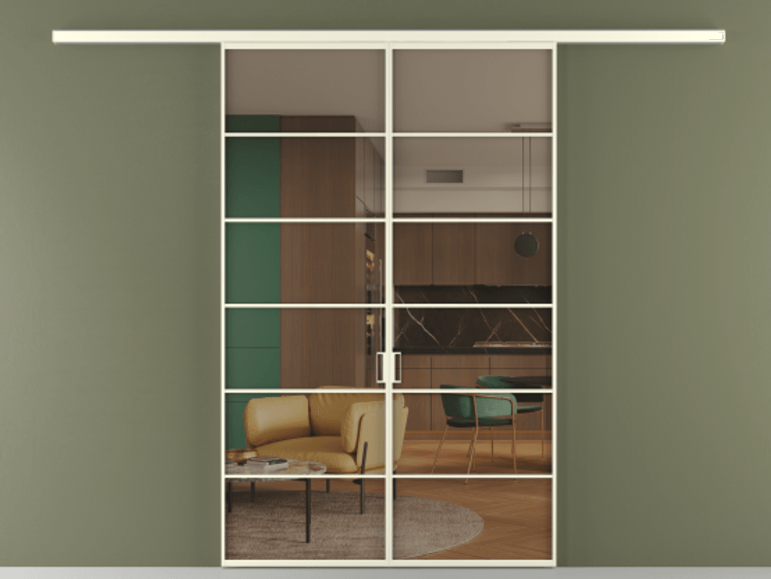 Перегородка Формато вдоль стены 2 створки АЛПР 040.04 Алюминий молочно-белый Прозрачное бронзовое стекло, триплекс. Цена 207150 ₽ 1. Полотно 2 шт. (800/2100 мм)
2. Комплект установки раздвижной системы
3. Базовый комплект фурнитуры
4.Ручка Рондо. Фабрика дверей Волховец 8 (800) 551 43 19 Перегородка Формато вдоль стены 2 створки АЛПР 040.04 Алюминий молочно-белый Прозрачное бронзовое стекло, триплекс Цена 207150 ₽ | Volhovec