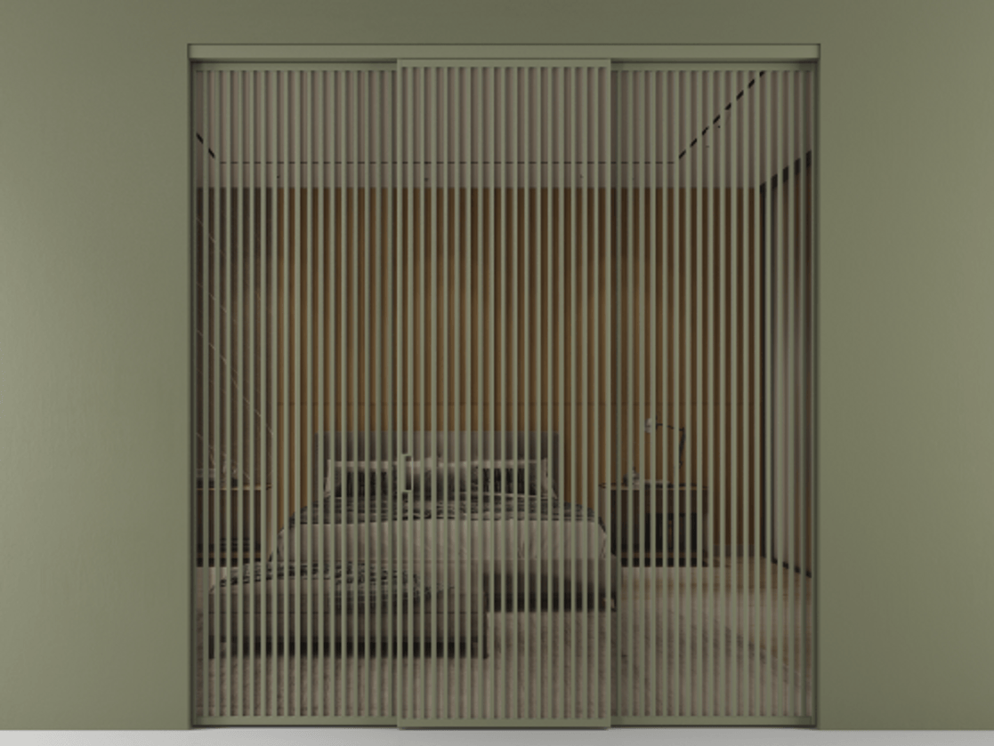 Перегородка Формато внутри проёма 3 створки АЛПР 040.06 Алюминий оливковый тёмный Рефлективное бронзовое стекло "Стопсол", калёное. Цена 611600 ₽ 1. Полотно 3 шт. (800/2100 мм)
2. Комплект установки раздвижной системы
3. Базовый комплект фурнитуры
4.Ручка Рондо. Фабрика дверей Волховец 8 (800) 551 43 19 Перегородка Формато внутри проёма 3 створки АЛПР 040.06 Алюминий оливковый тёмный Рефлективное бронзовое стекло "Стопсол", калёное Цена 611600 ₽ | Volhovec