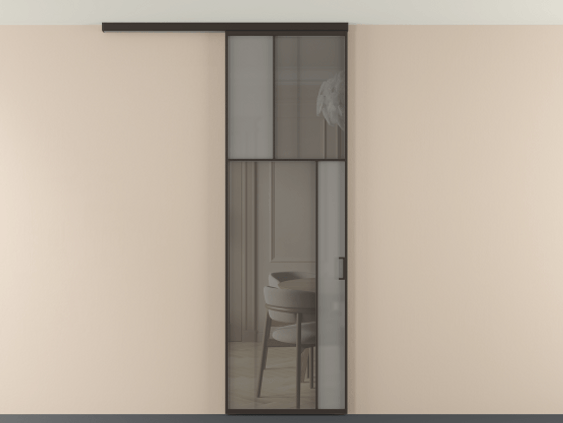 Перегородка Мозаик вдоль стены на потолок 1 створка АЛПР 041.23 Алюминий антрацит Сатинированное серое стекло, триплекс, 6 мм + Прозрачное серое стекло, триплекс. Цена 135040 ₽ . Фабрика дверей Волховец 8 (800) 551 43 19 Перегородка Мозаик вдоль стены на потолок 1 створка АЛПР 041.23 Алюминий антрацит Сатинированное серое стекло, триплекс, 6 мм + Прозрачное серое стекло, триплекс Цена 135040 ₽ | Volhovec