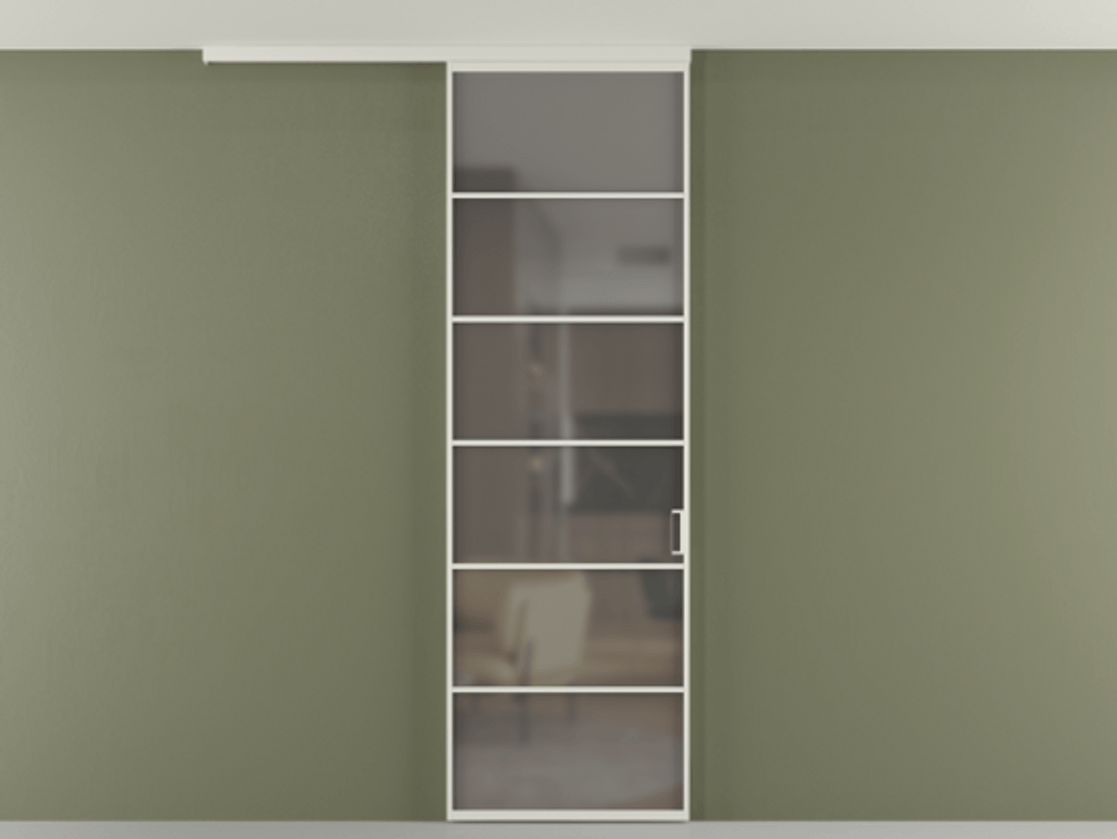 Перегородка Formato вдоль стены на потолок одностворчатая АЛПР 040.04 Алюминий Белый Сатинированное серое стекло, триплекс, 6 мм. Скрытый короб БЕЛ Цена 114040 ₽ 1. Полотно 2 шт. (800/2100 мм)
2. Комплект установки раздвижной системы
3. Базовый комплект фурнитуры
4.Ручка RONDO
. Фабрика дверей Волховец 8 (800) 551 43 19 Перегородка Formato вдоль стены на потолок одностворчатая АЛПР 040.04 Алюминий Белый Сатинированное серое стекло, триплекс, 6 мм Цена 114040 ₽ | Volhovec