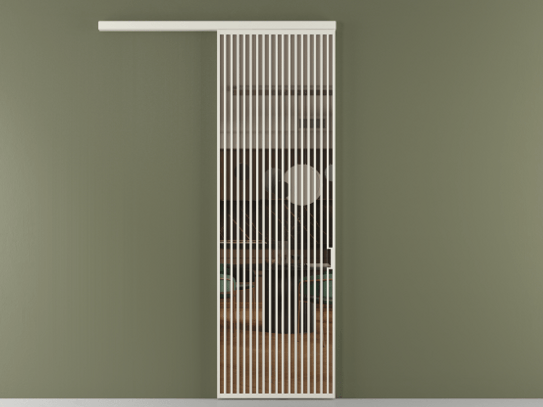 Перегородка Formato вдоль стены одностворчатая АЛПР 040.06 Алюминий Белый Прозрачное бронзовое стекло, триплекс, 6 мм. Скрытый короб БЕЛ Цена 166420 ₽ 1. Полотно (800/2100 мм)
2. Комплект установки раздвижной системы
3. Базовый комплект фурнитуры
4.Ручка RONDO
. Фабрика дверей Волховец 8 (800) 551 43 19  Перегородка Formato вдоль стены одностворчатая АЛПР 040.06 Алюминий Белый Прозрачное бронзовое стекло, триплекс, 6 мм Цена 166420 ₽  | Volhovec