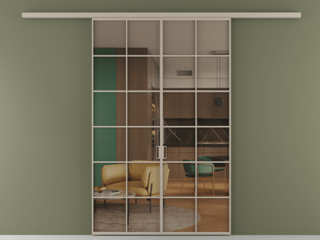 Перегородка Формато вдоль стены 2 створки АЛПР 040.05 Алюминий бисквитный Прозрачное бронзовое стекло, триплекс. Цена 207150 ₽ 1. Полотно 2 шт. (800/2100 мм)
2. Комплект установки раздвижной системы
3. Базовый комплект фурнитуры
4.Ручка Рондо. Фабрика дверей Волховец 8 (800) 551 43 19 Перегородка Формато вдоль стены 2 створки АЛПР 040.05 Алюминий бисквитный Прозрачное бронзовое стекло, триплекс Цена 207150 ₽ | Volhovec