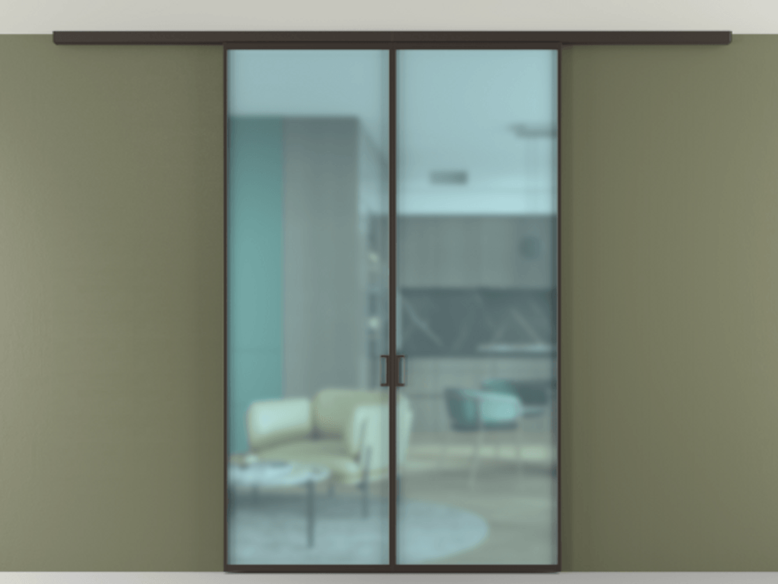 Перегородка Формато вдоль стены на потолок 2 створки АЛПР 040.01 Алюминий антрацит Сатинированное голубое стекло, триплекс. Цена 177705 ₽ 1. Полотно 2 шт. (800/2100 мм)
2. Комплект установки раздвижной системы
3. Базовый комплект фурнитуры
4.Ручка Рондо. Фабрика дверей Волховец 8 (800) 551 43 19 Перегородка Формато вдоль стены на потолок 2 створки АЛПР 040.01 Алюминий антрацит Сатинированное голубое стекло, триплекс Цена 177705 ₽ | Volhovec