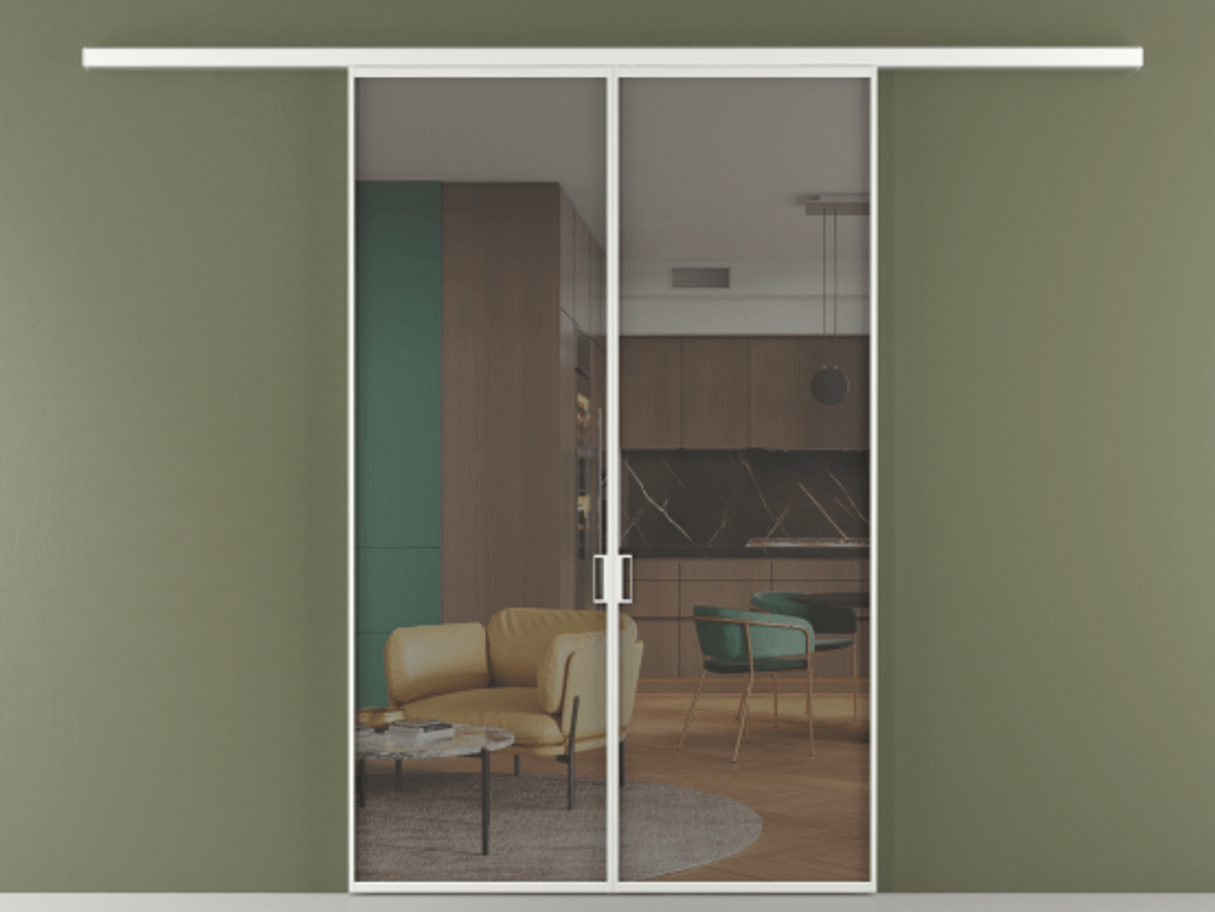 Перегородка Формато вдоль стены 2 створки АЛПР 040.01 Алюминий белоснежный Прозрачное серое стекло, триплекс. Цена 187350 ₽ 1. Полотно 2 шт. (800/2100 мм)
2. Комплект установки раздвижной системы
3. Базовый комплект фурнитуры
4.Ручка Рондо. Фабрика дверей Волховец 8 (800) 551 43 19 Перегородка Формато вдоль стены 2 створки АЛПР 040.01 Алюминий белоснежный Прозрачное серое стекло, триплекс Цена 187350 ₽ | Volhovec