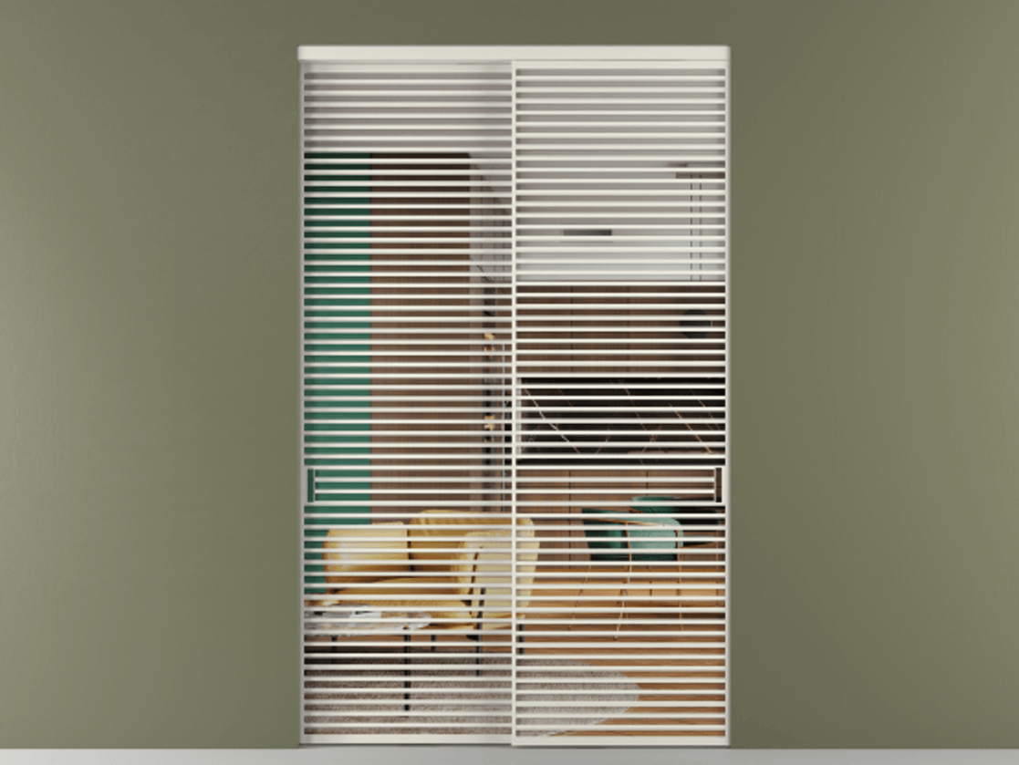 Перегородка Formato внутри проёма двустворчатая АЛПР 040.07 Алюминий Белый Прозрачное стекло "Crystal Vision", калёное. Скрытый короб БЕЛ Цена 642800 ₽ 1. Полотно 2 шт. (800/2100 мм)
2. Комплект установки раздвижной системы
3. Базовый комплект фурнитуры
4.Ручка RONDO. Фабрика дверей Волховец 8 (800) 551 43 19 Перегородка Formato внутри проёма двустворчатая АЛПР 040.07 Алюминий Белый Прозрачное стекло "Crystal Vision", калёное Цена 642800 ₽ | Volhovec