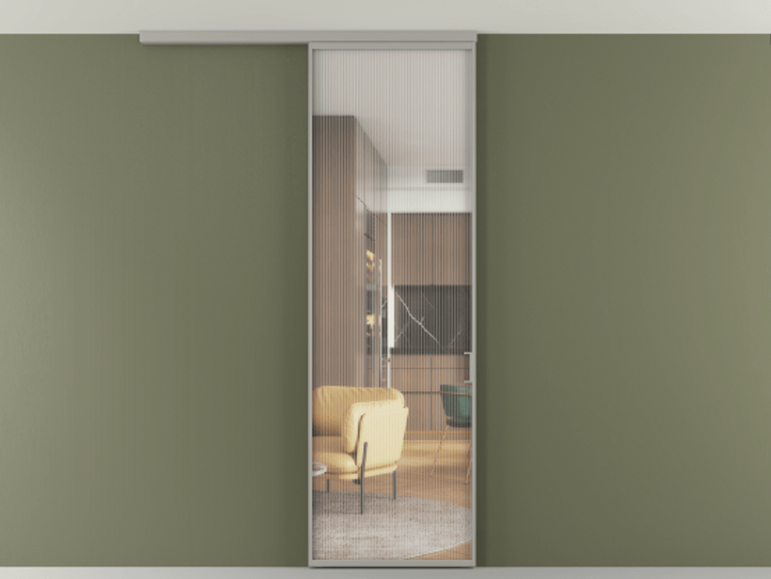 Перегородка Формато вдоль стены на потолок 1 створка АЛПР 040.01 Алюминий нейтральный серый Рифлёное стекло "Мору", триплекс. Цена 102636 ₽ 1. Полотно 2 шт. (800/2100 мм)
2. Комплект установки раздвижной системы
3. Базовый комплект фурнитуры
4.Ручка Рондо. Фабрика дверей Волховец 8 (800) 551 43 19 Перегородка Формато вдоль стены на потолок 1 створка АЛПР 040.01 Алюминий нейтральный серый Рифлёное стекло "Мору", триплекс Цена 102636 ₽ | Volhovec