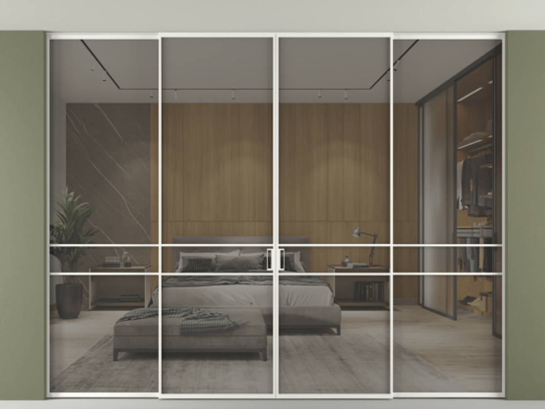 Перегородка Формато внутри проёма скрытое крепление в потолок 4 створки АЛПР 040.02 Алюминий светло-серый Рефлективное серое стекло "Стопсол", калёное. Цена 555140 ₽ 1. Полотно 4 шт. (800/2100 мм)
2. Комплект установки раздвижной системы
3. Базовый комплект фурнитуры
4.Ручка Рондо. Фабрика дверей Волховец 8 (800) 551 43 19 Перегородка Формато внутри проёма скрытое крепление в потолок 4 створки АЛПР 040.02 Алюминий светло-серый Рефлективное серое стекло "Стопсол", калёное Цена 555140 ₽ | Volhovec