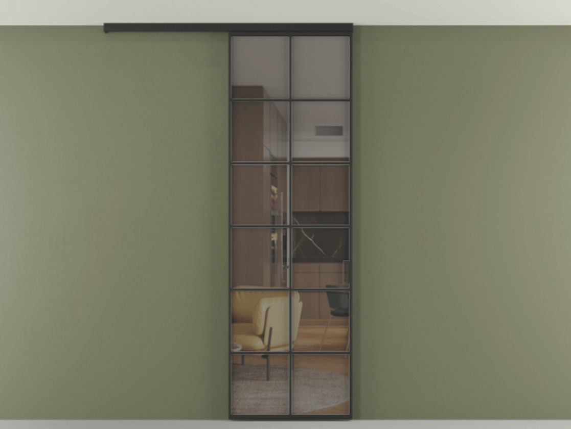 Перегородка Formato вдоль стены на потолок одностворчатая АЛПР 040.05 Алюминий Черный Прозрачное серое стекло, триплекс. Скрытый короб ЧЕР Цена 103632 ₽ 1. Полотно 2 шт. (800/2100 мм)
2. Комплект установки раздвижной системы
3. Базовый комплект фурнитуры
4.Ручка RONDO
. Фабрика дверей Волховец 8 (800) 551 43 19 Перегородка Formato вдоль стены на потолок одностворчатая АЛПР 040.05 Алюминий Черный Прозрачное серое стекло, триплекс Цена 103632 ₽ | Volhovec