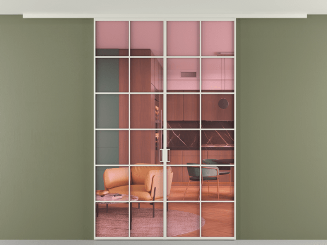 Перегородка Формато вдоль стены на потолок 2 створки АЛПР 040.05 Алюминий Белый Прозрачное розовое стекло, триплекс. Скрытый короб БЕЛ Цена 191785 ₽ 1. Полотно 2 шт. (800/2100 мм)
2. Комплект установки раздвижной системы
3. Базовый комплект фурнитуры
4.Ручка Рондо. Фабрика дверей Волховец 8 (800) 551 43 19 Перегородка Формато вдоль стены на потолок 2 створки АЛПР 040.05 Алюминий Белый Прозрачное розовое стекло, триплекс Цена 191785 ₽ | Volhovec