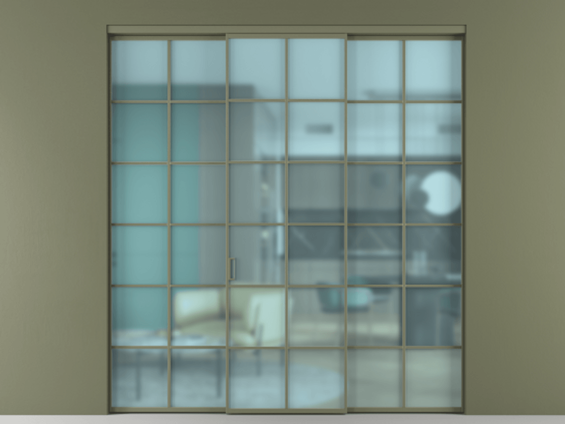 Перегородка Formato внутри проёма 3 створки АЛПР 040.05 Алюминий оливковый тёмный Сатинированное голубое стекло, триплекс. Цена 254825 ₽ 1. Полотно 3 шт. (800/2100 мм)
2. Комплект установки раздвижной системы
3. Базовый комплект фурнитуры
4.Ручка RONDO. Фабрика дверей Волховец 8 (800) 551 43 19 Перегородка Formato внутри проёма 3 створки АЛПР 040.05 Алюминий оливковый тёмный Сатинированное голубое стекло, триплекс Цена 254825 ₽ | Volhovec