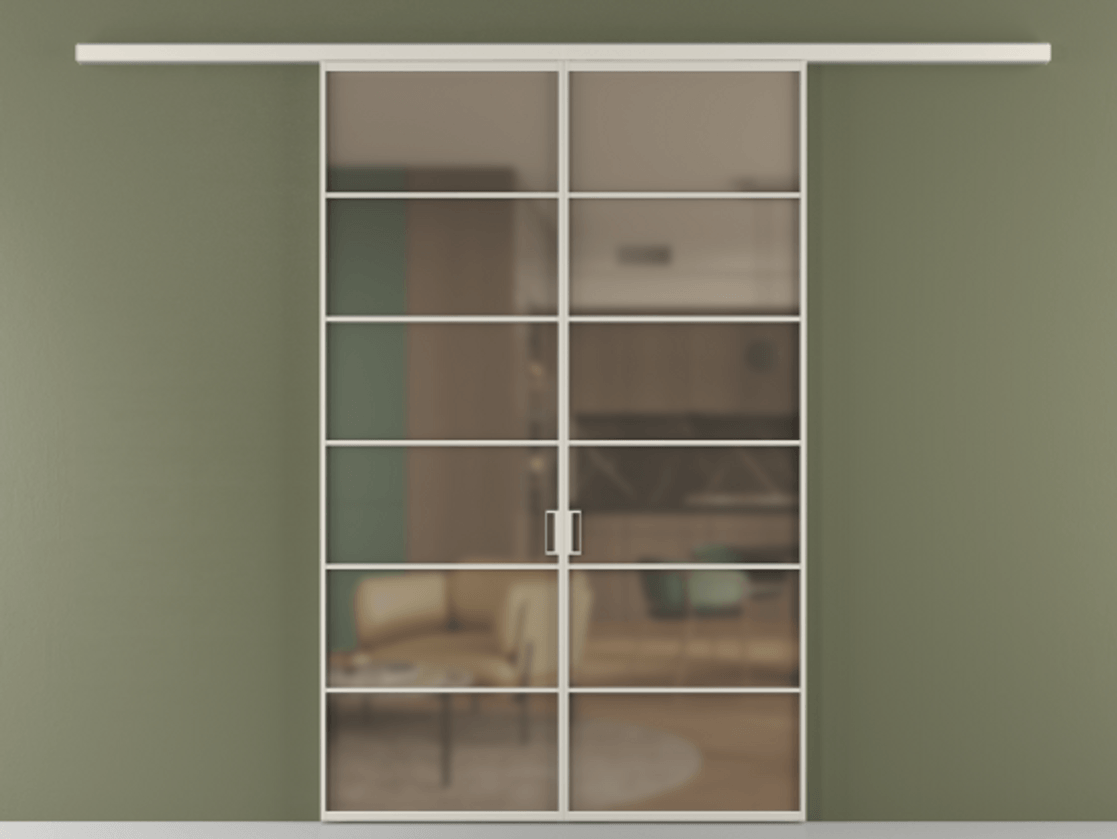 Перегородка Формато вдоль стены 2 створки АЛПР 040.04 Алюминий облачно-серый Сатинированное бронзовое стекло, триплекс. Цена 207150 ₽ 1. Полотно 2 шт. (800/2100 мм)
2. Комплект установки раздвижной системы
3. Базовый комплект фурнитуры
4.Ручка Рондо. Фабрика дверей Волховец 8 (800) 551 43 19 Перегородка Формато вдоль стены 2 створки АЛПР 040.04 Алюминий облачно-серый Сатинированное бронзовое стекло, триплекс Цена 207150 ₽ | Volhovec