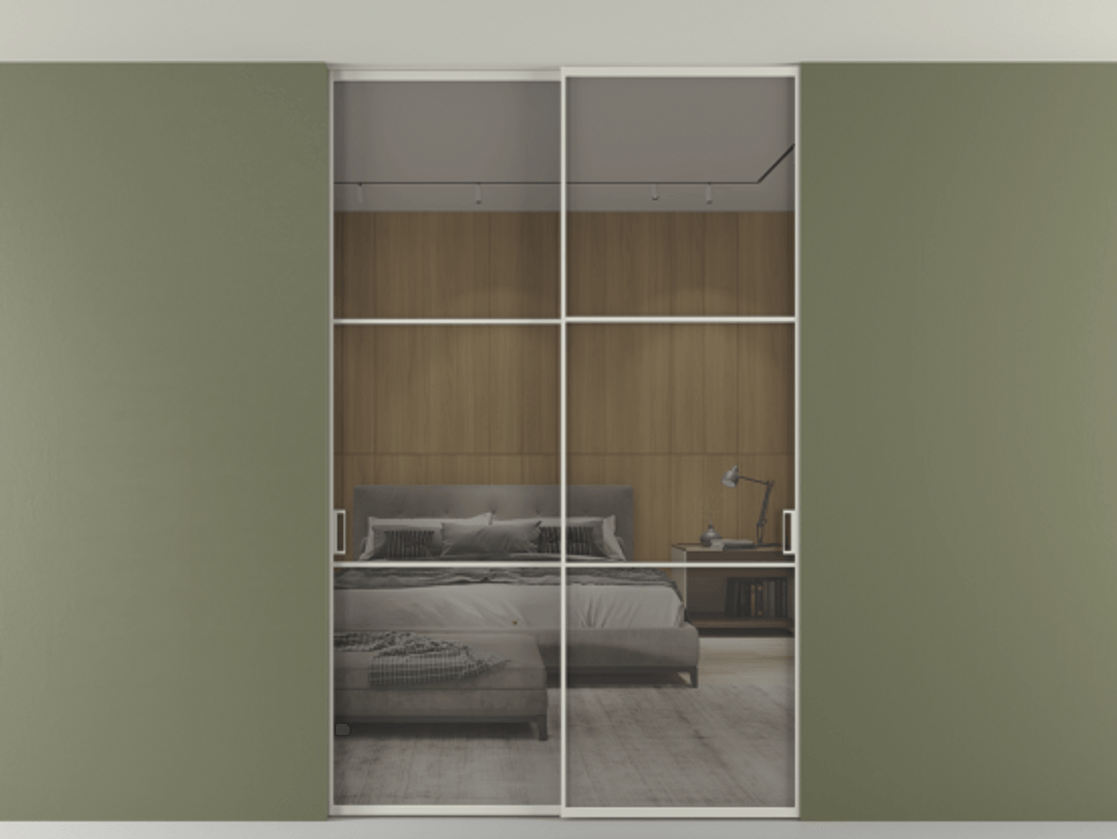 Перегородка Формато внутри проёма скрытое крепление в потолок 2 створки АЛПР 040.03 Алюминий тёплый серый Рефлективное серое стекло "Стопсол", калёное. Цена 305520 ₽ 1. Полотно 2 шт. (800/2100 мм)
2. Комплект установки раздвижной системы
3. Базовый комплект фурнитуры
4. Ручка Рондо. Фабрика дверей Волховец 8 (800) 551 43 19 Перегородка Формато внутри проёма скрытое крепление в потолок 2 створки АЛПР 040.03 Алюминий тёплый серый Рефлективное серое стекло "Стопсол", калёное Цена 305520 ₽ | Volhovec