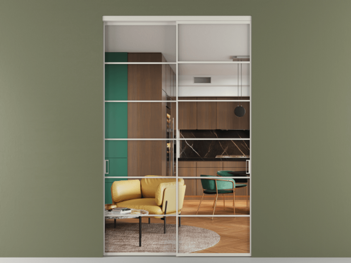 Перегородка Формато внутри проёма 2 створки АЛПР 040.04 Алюминий тёплый серый Прозрачное стекло "Кристал Вижн", калёное. Цена 493900 ₽ 1. Полотно 2 шт. (800/2100 мм)
2. Комплект установки раздвижной системы
3. Базовый комплект фурнитуры
4.Ручка RONDO. Фабрика дверей Волховец 8 (800) 551 43 19 Перегородка Формато внутри проёма 2 створки АЛПР 040.04 Алюминий тёплый серый Прозрачное стекло "Кристал Вижн", калёное Цена 493900 ₽ | Volhovec