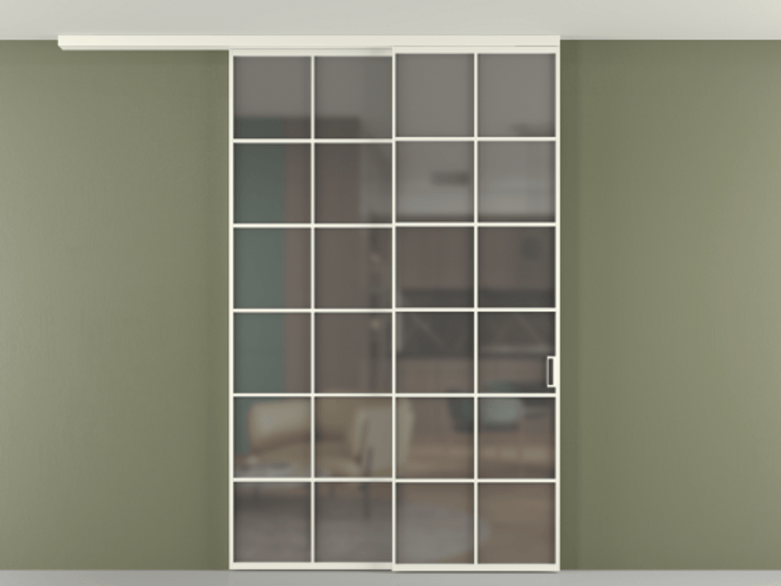 Перегородка Формато вдоль стены на потолок 2 створки с синхронным механизмом АЛПР 040.05 Алюминий жемчужный Сатинированное серое стекло, триплекс. Цена 291704 ₽ 1. Полотно 2 шт. (800/2100 мм)
2. Комплект установки раздвижной системы
3. Базовый комплект фурнитуры
4.Ручка Рондо. Фабрика дверей Волховец 8 (800) 551 43 19 Перегородка Формато вдоль стены на потолок 2 створки с синхронным механизмом АЛПР 040.05 Алюминий жемчужный Сатинированное серое стекло, триплекс Цена 291704 ₽ | Volhovec