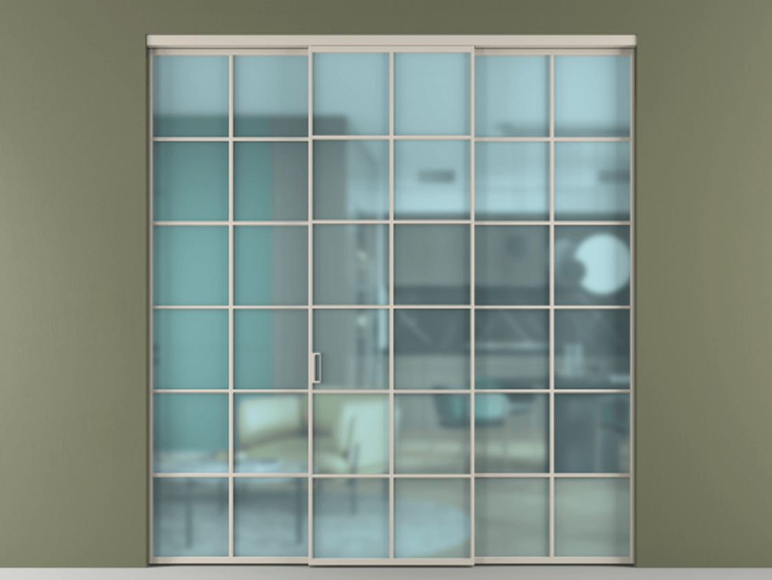 Перегородка Формато внутри проёма 3 створки АЛПР 040.05 Алюминий светло-бежевый Сатинированное голубое стекло, триплекс. Цена 254825 ₽ 1. Полотно 3 шт. (800/2100 мм)
2. Комплект установки раздвижной системы
3. Базовый комплект фурнитуры
4.Ручка Рондо. Фабрика дверей Волховец 8 (800) 551 43 19 Перегородка Формато внутри проёма 3 створки АЛПР 040.05 Алюминий светло-бежевый Сатинированное голубое стекло, триплекс Цена 254825 ₽ | Volhovec