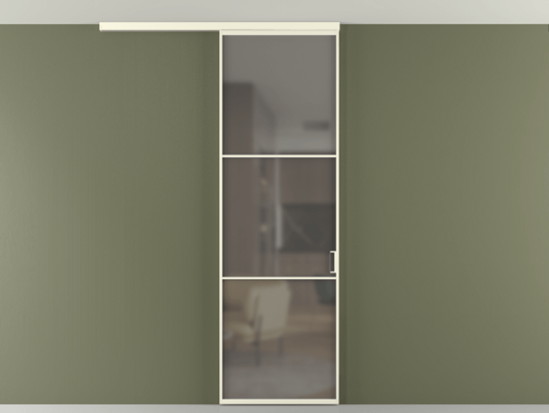 Перегородка Формато вдоль стены на потолок 1 створка АЛПР 040.03 Алюминий молочно-белый Сатинированное серое стекло, триплекс. Цена 100988 ₽ 1. Полотно 2 шт. (800/2100 мм)
2. Комплект установки раздвижной системы
3. Базовый комплект фурнитуры
4.Ручка Рондо. Фабрика дверей Волховец 8 (800) 551 43 19 Перегородка Формато вдоль стены на потолок 1 створка АЛПР 040.03 Алюминий молочно-белый Сатинированное серое стекло, триплекс Цена 100988 ₽ | Volhovec