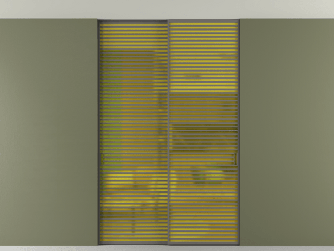 Перегородка Формато внутри проёма скрытое крепление в потолок 2 створки АЛПР 040.07 Алюминий классический серый Сатинированное жёлтое стекло, триплекс. Цена 409915 ₽ 1. Полотно 2 шт. (800/2100 мм)
2. Комплект установки раздвижной системы
3. Базовый комплект фурнитуры
4. Ручка Рондо. Фабрика дверей Волховец 8 (800) 551 43 19 Перегородка Формато внутри проёма скрытое крепление в потолок 2 створки АЛПР 040.07 Алюминий классический серый Сатинированное жёлтое стекло, триплекс Цена 409915 ₽ | Volhovec