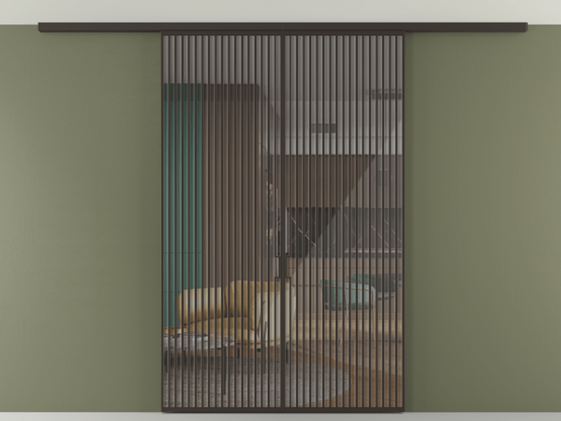 Перегородка Формато вдоль стены на потолок 2 створки АЛПР 040.06 Алюминий антрацит Рефлективное прозрачное стекло "Стопсол", калёное. Цена 380156 ₽ 1. Полотно 2 шт. (800/2100 мм)
2. Комплект установки раздвижной системы
3. Базовый комплект фурнитуры
4.Ручка Рондо. Фабрика дверей Волховец 8 (800) 551 43 19 Перегородка Формато вдоль стены на потолок 2 створки АЛПР 040.06 Алюминий антрацит Рефлективное прозрачное стекло "Стопсол", калёное Цена 380156 ₽ | Volhovec