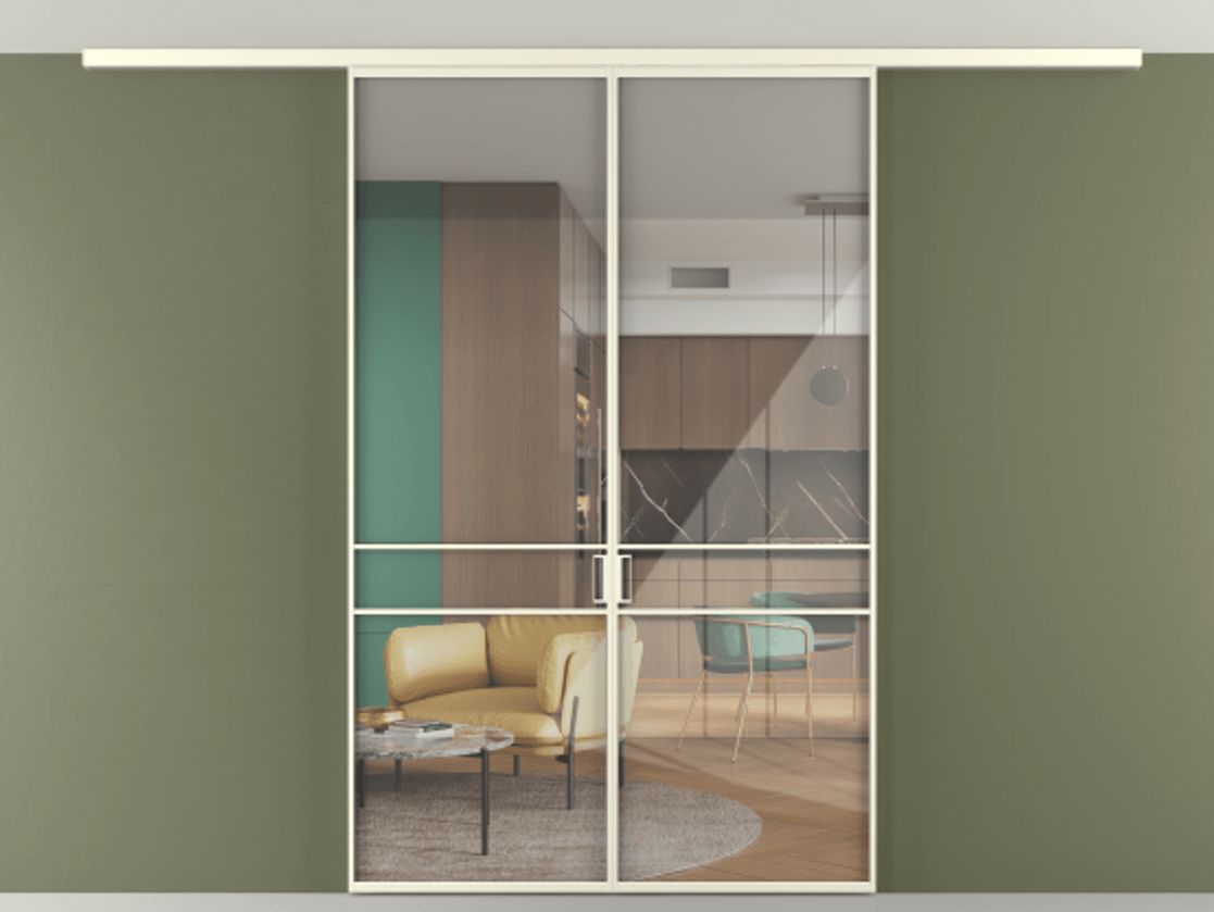 Перегородка Формато вдоль стены на потолок 2 створки АЛПР 040.02 Алюминий молочно-белый Рефлективное прозрачное стекло "Стопсол", калёное. Цена 207676 ₽ 1. Полотно 2 шт. (800/2100 мм)
2. Комплект установки раздвижной системы
3. Базовый комплект фурнитуры
4.Ручка Рондо. Фабрика дверей Волховец 8 (800) 551 43 19 Перегородка Формато вдоль стены на потолок 2 створки АЛПР 040.02 Алюминий молочно-белый Рефлективное прозрачное стекло "Стопсол", калёное Цена 207676 ₽ | Volhovec