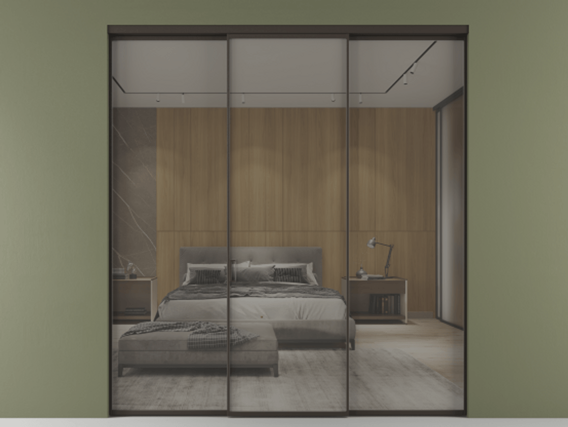 Перегородка Formato внутри проёма 3 створки АЛПР 040.01 Алюминий антрацит Рефлективное серое стекло "Stopsol", калёное. Цена 301400 ₽ 1. Полотно 3 шт. (800/2100 мм)
2. Комплект установки раздвижной системы
3. Базовый комплект фурнитуры
4.Ручка RONDO. Фабрика дверей Волховец 8 (800) 551 43 19 Перегородка Formato внутри проёма 3 створки АЛПР 040.01 Алюминий антрацит Рефлективное серое стекло "Stopsol", калёное Цена 301400 ₽ | Volhovec