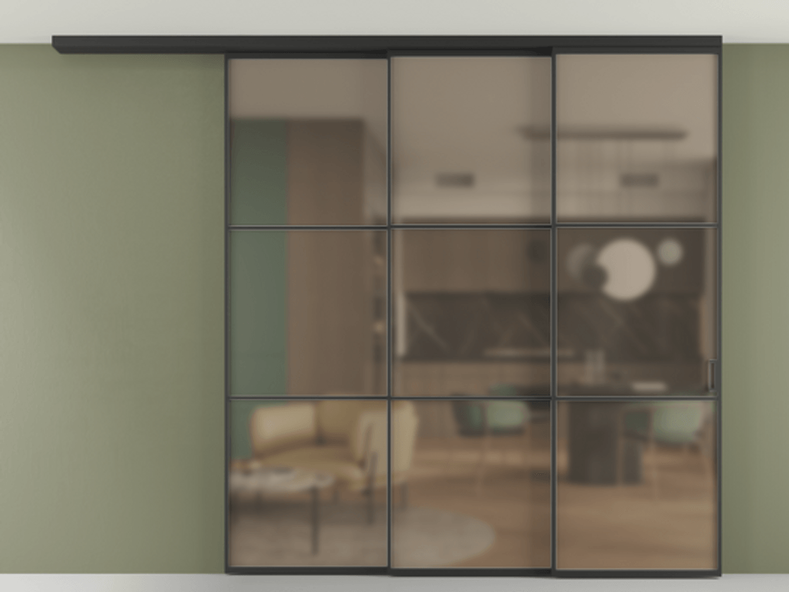 Перегородка Formato вдоль стены на потолок телескопик синхро 3 АЛПР 040.03 Алюминий Черный Сатинированное бронзовое стекло, триплекс, 6 мм. Скрытый короб ЧЕР Цена 400220 ₽ 1. Полотно 2 шт. (800/2100 мм)
2. Комплект установки раздвижной системы
3. Базовый комплект фурнитуры
4.Ручка RONDO
. Фабрика дверей Волховец 8 (800) 551 43 19 Перегородка Formato вдоль стены на потолок телескопик синхро 3 АЛПР 040.03 Алюминий Черный Сатинированное бронзовое стекло, триплекс, 6 мм Цена 400220 ₽ | Volhovec