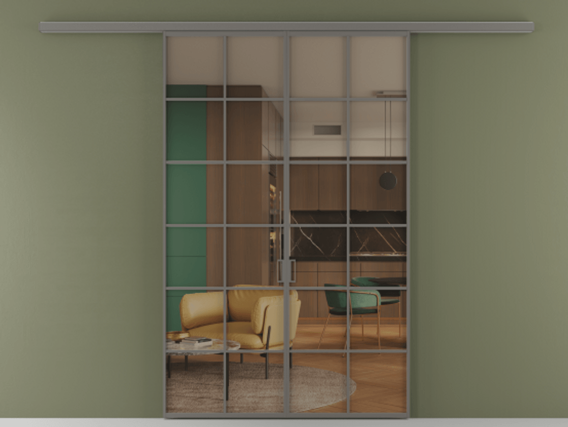 Перегородка Формато вдоль стены 2 створки АЛПР 040.05 Алюминий классический серый Прозрачное бронзовое стекло, триплекс. Цена 207150 ₽ 1. Полотно 2 шт. (800/2100 мм)
2. Комплект установки раздвижной системы
3. Базовый комплект фурнитуры
4.Ручка RONDO
. Фабрика дверей Волховец 8 (800) 551 43 19 Перегородка Формато вдоль стены 2 створки АЛПР 040.05 Алюминий классический серый Прозрачное бронзовое стекло, триплекс Цена 207150 ₽ | Volhovec