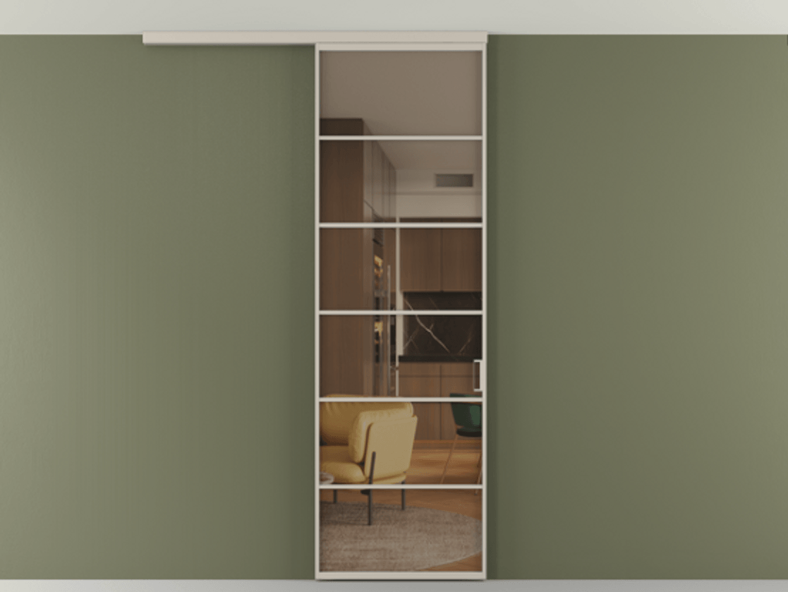 Перегородка Формато вдоль стены на потолок 1 створка АЛПР 040.04 Алюминий светло-бежевый Прозрачное бронзовое стекло, триплекс. Цена 107852 ₽ 1. Полотно 2 шт. (800/2100 мм)
2. Комплект установки раздвижной системы
3. Базовый комплект фурнитуры
4.Ручка Рондо. Фабрика дверей Волховец 8 (800) 551 43 19 Перегородка Формато вдоль стены на потолок 1 створка АЛПР 040.04 Алюминий светло-бежевый Прозрачное бронзовое стекло, триплекс Цена 107852 ₽ | Volhovec