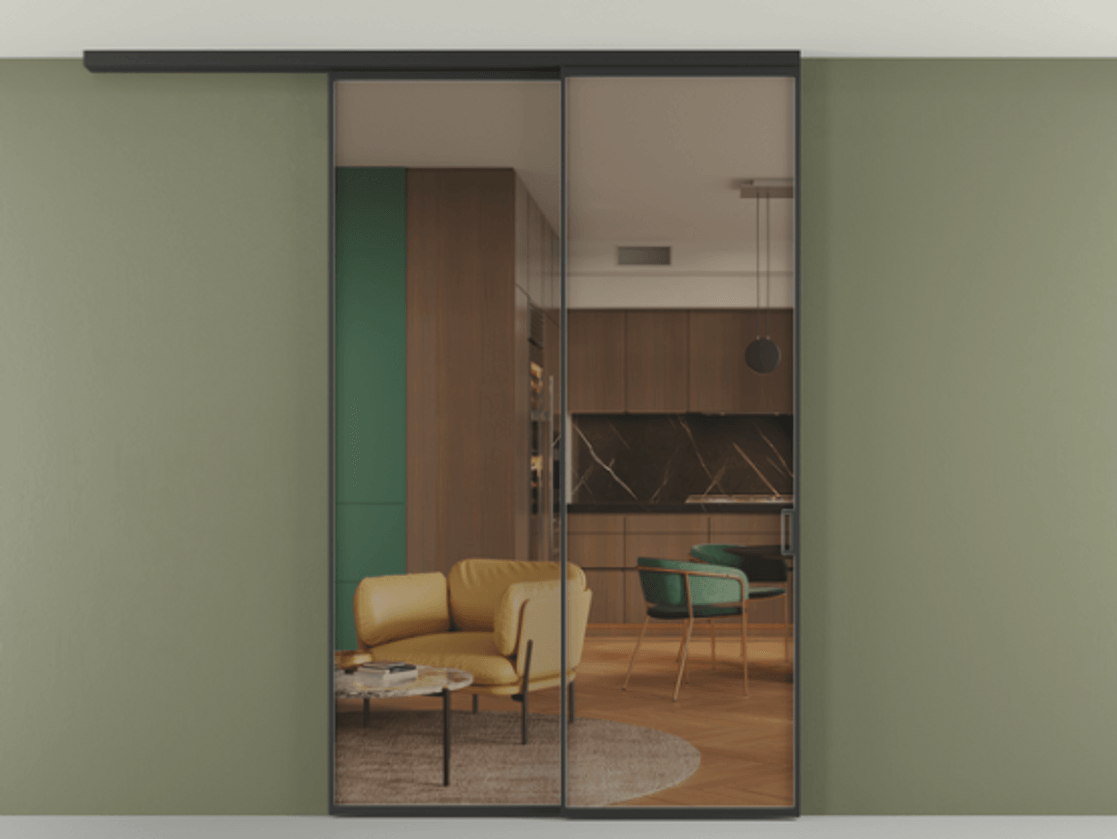 Перегородка Formato вдоль стены на потолок телескопик синхро 2 АЛПР 040.01 Алюминий Черный Прозрачное бронзовое стекло, триплекс, 6 мм. Скрытый короб ЧЕР Цена 13990 AZE 1. Полотно 2 шт. (800/2100 мм)
2. Комплект установки раздвижной системы
3. Базовый комплект фурнитуры
4.Ручка RONDO
. Фабрика дверей Волховец 8 (800) 551 43 19 Перегородка Formato вдоль стены на потолок телескопик синхро 2 АЛПР 040.01 Алюминий Черный Прозрачное бронзовое стекло, триплекс, 6 мм Цена 13990 AZE | Volhovec