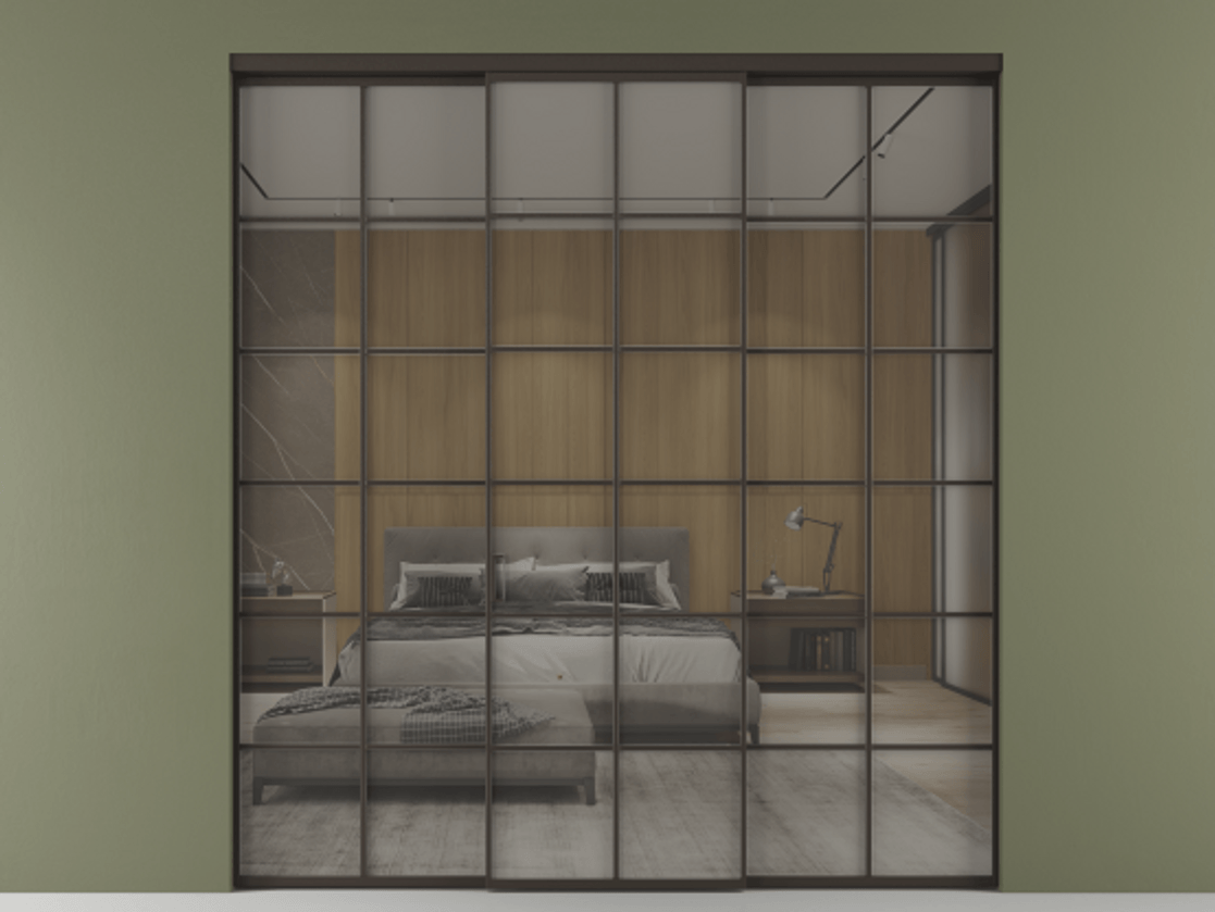 Перегородка Формато внутри проёма 3 створки АЛПР 040.05 Алюминий антрацит Рефлективное серое стекло "Стопсол", калёное. Цена 341000 ₽ 1. Полотно 3 шт. (800/2100 мм)
2. Комплект установки раздвижной системы
3. Базовый комплект фурнитуры
4.Ручка Рондо. Фабрика дверей Волховец 8 (800) 551 43 19 Перегородка Формато внутри проёма 3 створки АЛПР 040.05 Алюминий антрацит Рефлективное серое стекло "Стопсол", калёное Цена 341000 ₽ | Volhovec