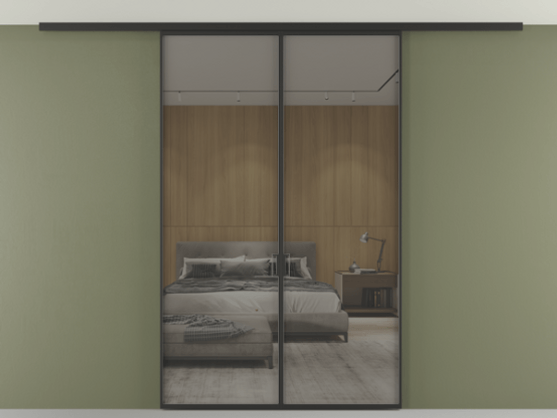 Перегородка Formato вдоль стены на потолок двустворчатая АЛПР 040.01 Алюминий Черный Рефлективное серое стекло "Stopsol", калёное, 6 мм. Скрытый короб ЧЕР Цена 232650 ₽ 1. Полотно 2 шт. (800/2100 мм)
2. Комплект установки раздвижной системы
3. Базовый комплект фурнитуры
4.Ручка RONDO
. Фабрика дверей Волховец 8 (800) 551 43 19 Перегородка Formato вдоль стены на потолок двустворчатая АЛПР 040.01 Алюминий Черный Рефлективное серое стекло "Stopsol", калёное, 6 мм Цена 232650 ₽ | Volhovec